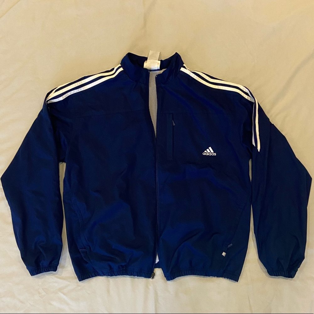 Blue Adidas Wind Breaker